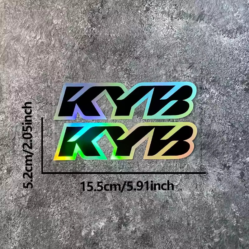 KYB fork stickers